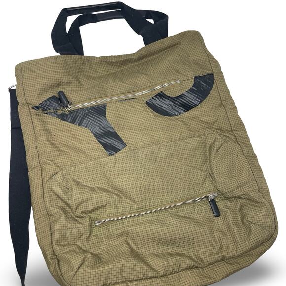 Y-3 Yohji Yamamoto Nylon Messenger Laptop crossbody tote